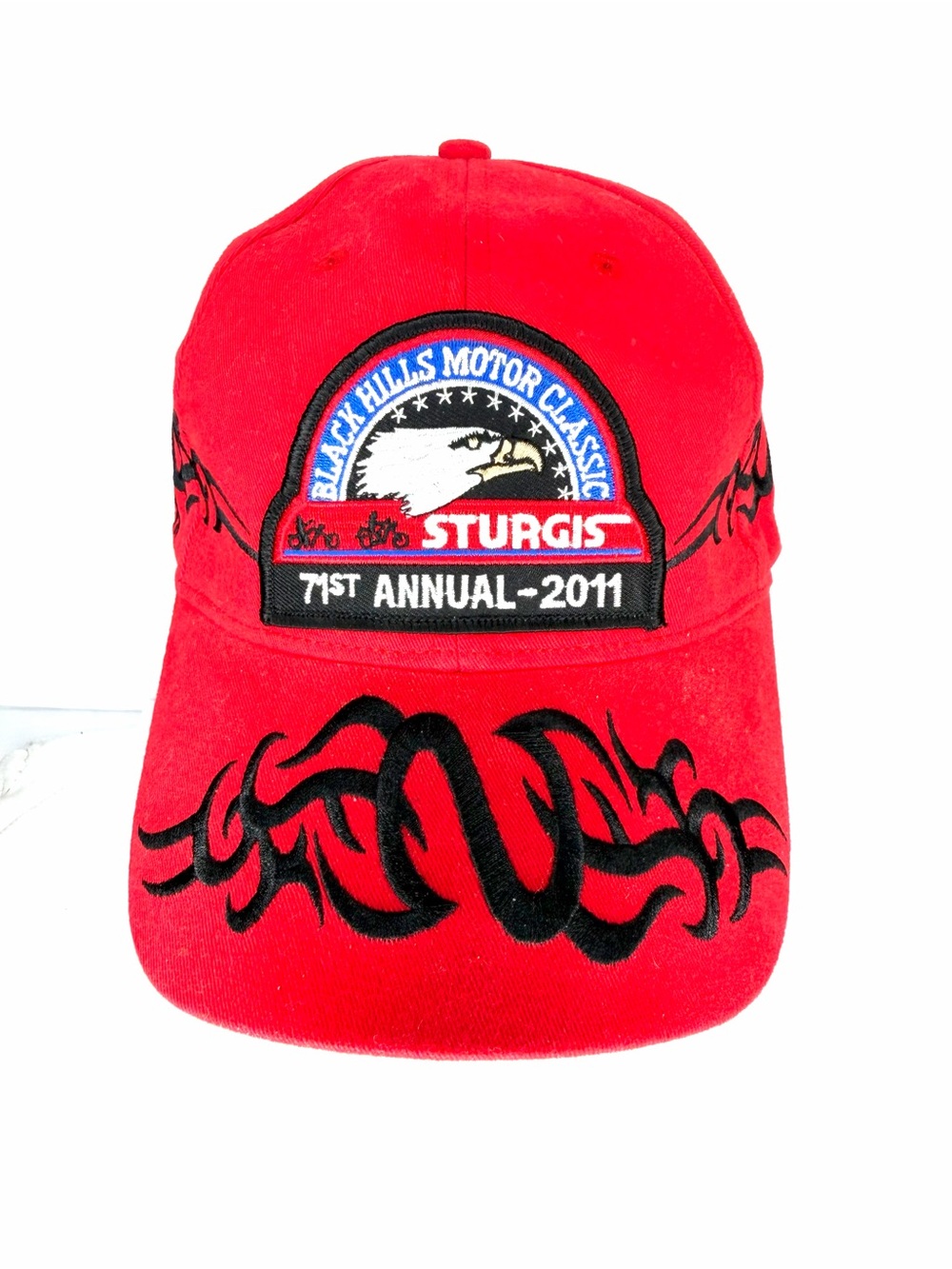 Sturgis Red Embroidered Mem's Cap '71st Annual - 2011'